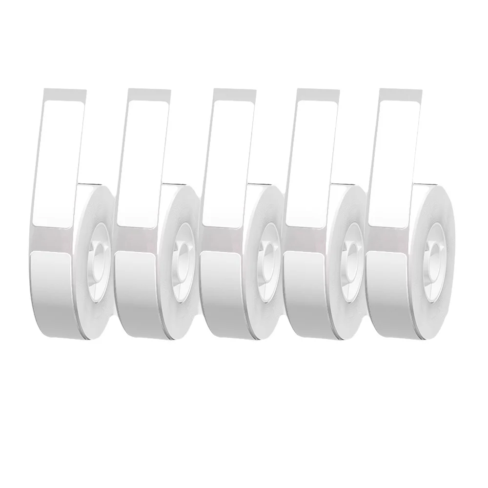 Label Maker Machine - 5pcs 12mmx40mm White Gap Label Paper
