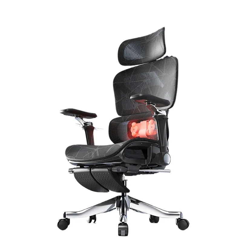 Home Office Ergonomics - Ergonomic Massage Lumbar Support Heating Office