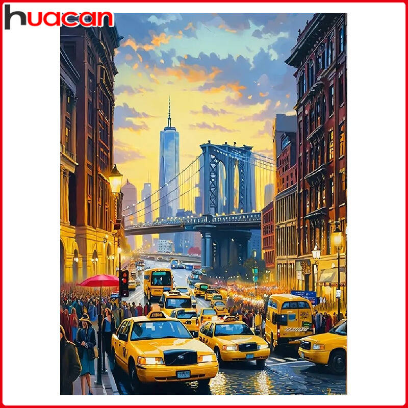 Home Office York - HUACAN Diamond Painting New York City