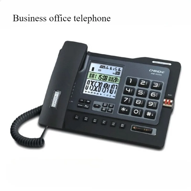 Home Office Phone Number - G026 Business Office Home Phone Black