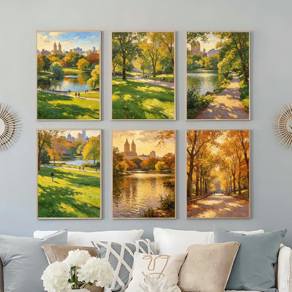 Home Office York - Lush New York Central Park Poster