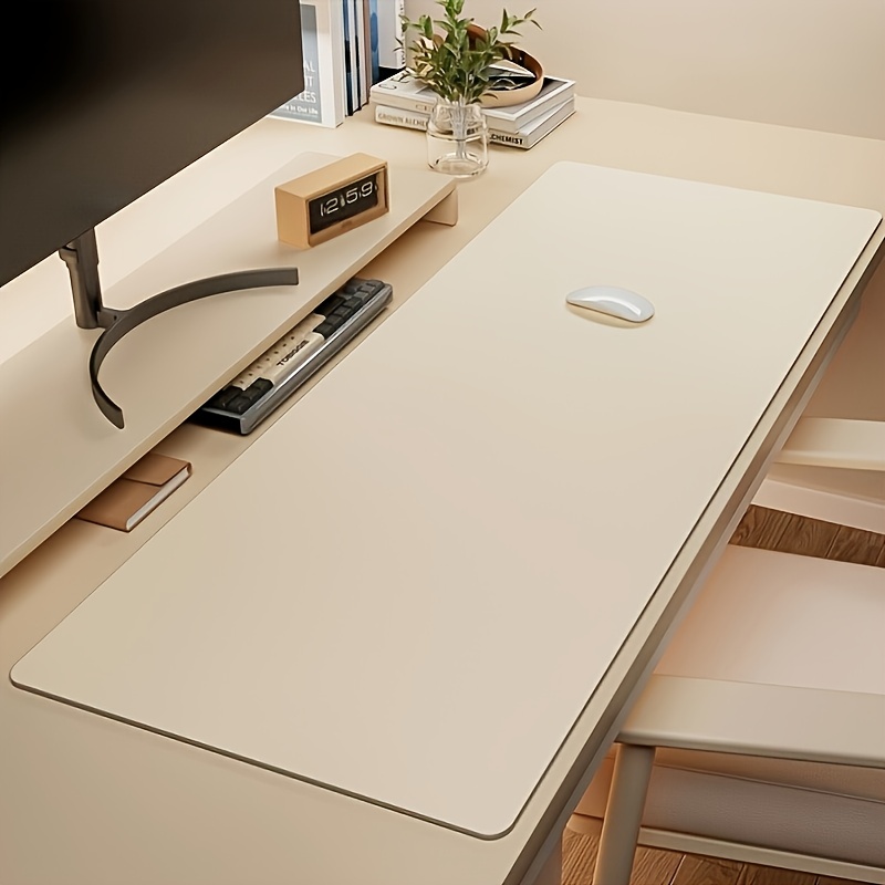 Desk Mat Leather - 1pc Large Faux Leather Mouse Pad,