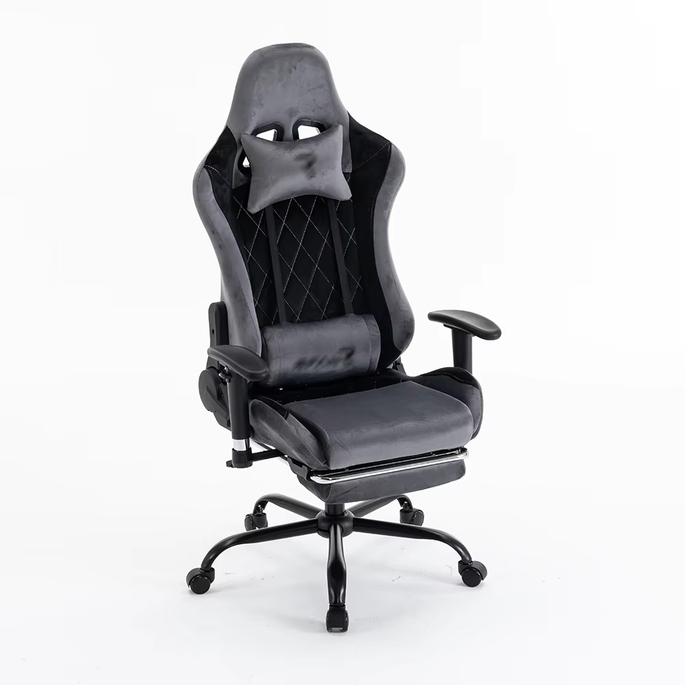 Home Office Ergonomics - #*Soft Velvet Ergonomic High Back Gaming