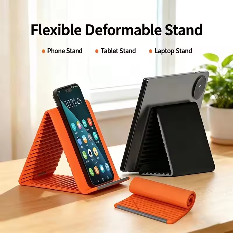 Laptop Stand Foldable - Lazy Portable Phone Stand Silicone Desktop