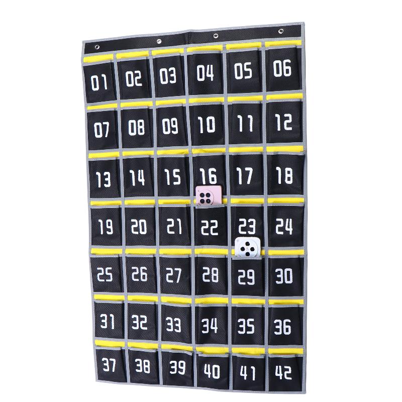 Home Office Phone Number - Wall Mounted Numbered Storage Hanging Bag