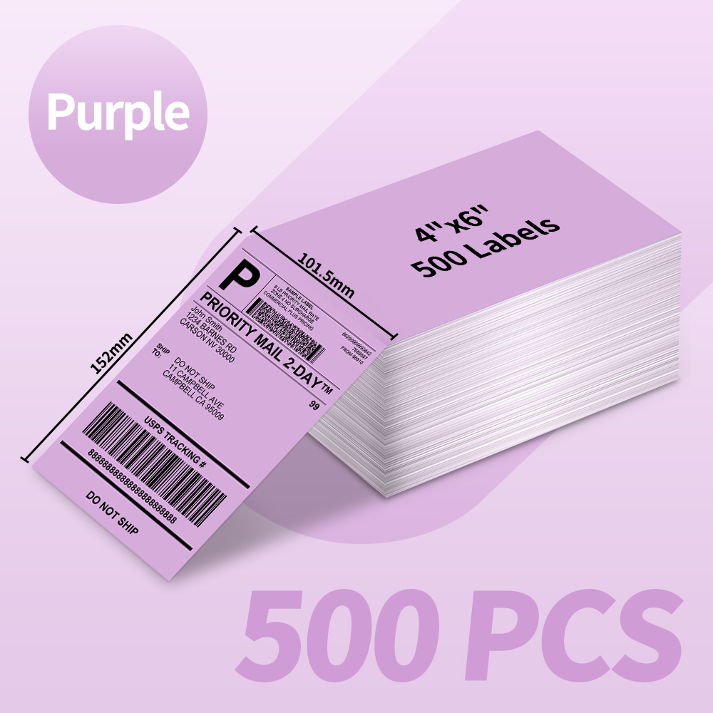 Label Maker Machine - Phomemo 4x6 Thermal Labels for Shipping