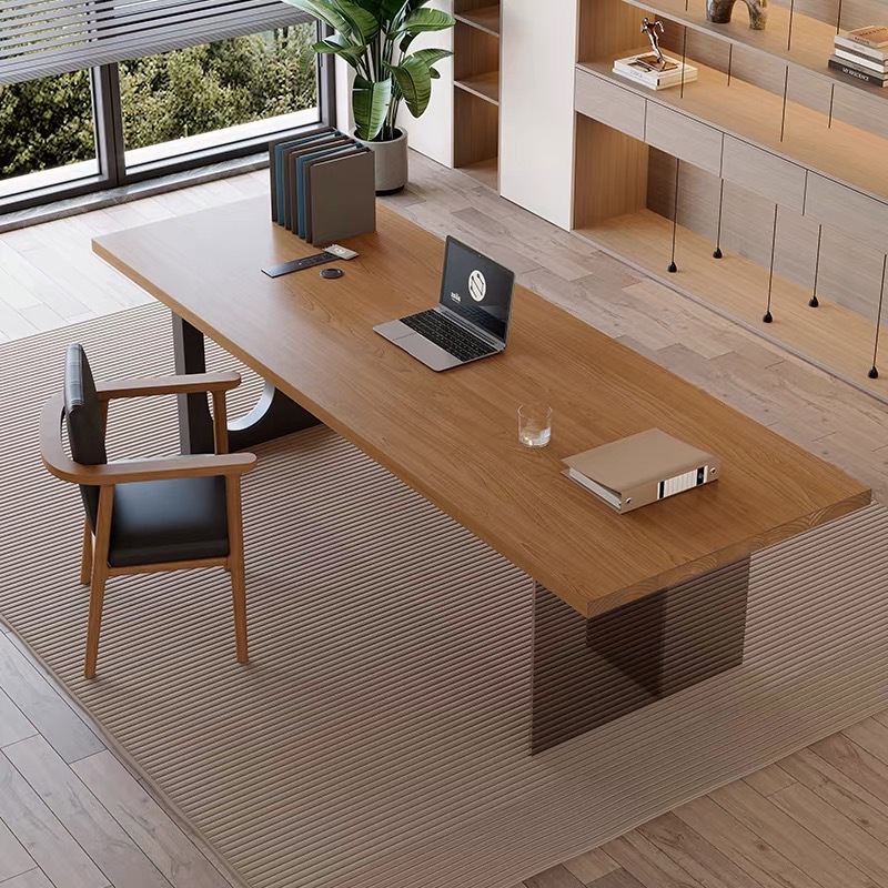 Home Office For - Italian Acrylic Floating Wooden Office Desk