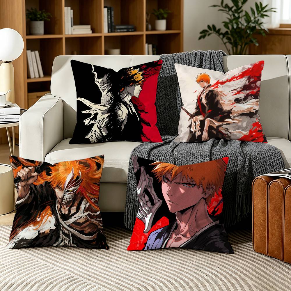 Home Office Bleaching - B-Bleachs K-Kurosaki Ichigo Pillow Case for