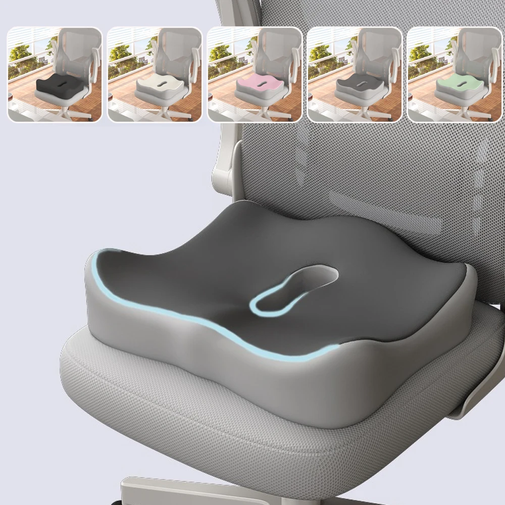 Home Office Ergonomics - Memory Foam Seat Cushion for Home
