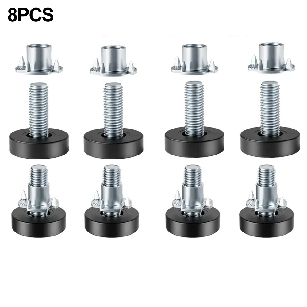 Home Office Sofa - 8PCS Adjustable Furniture Leveling Feet Base