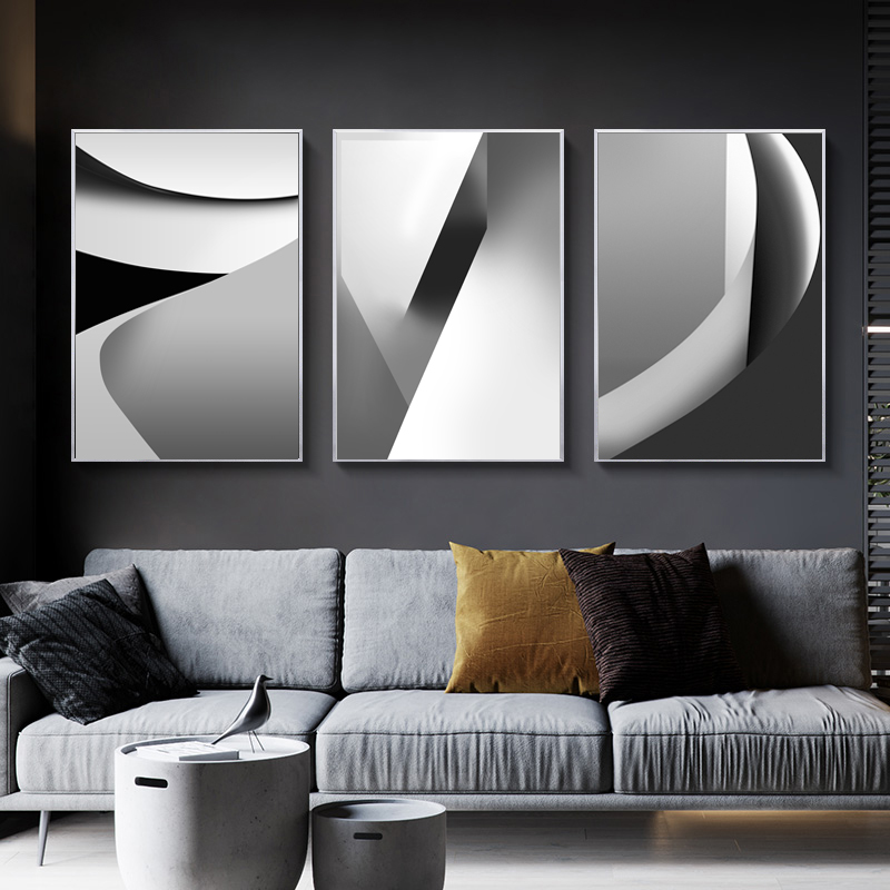 Nordic Canvas Painting Black W - Home Office York recension och pris