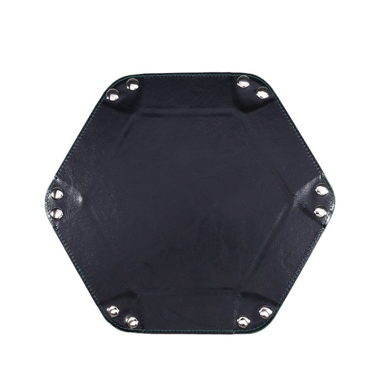 Hexagon Folding Dice Tray PU L - Desk Mat Leather recension och pris
