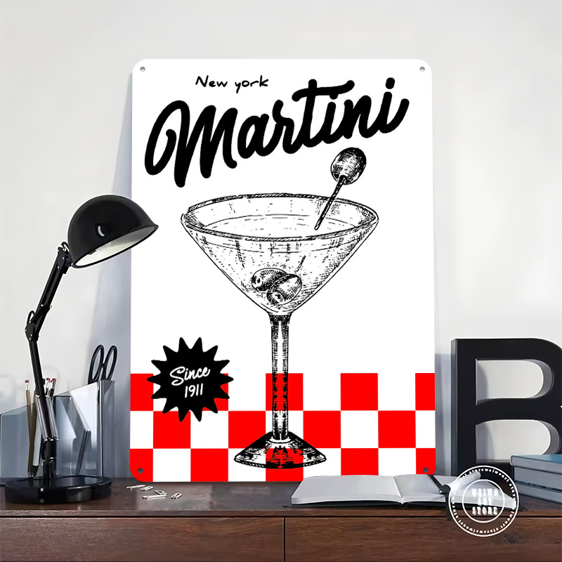 New York Martini Vintage Poste - Home Office York recension och pris