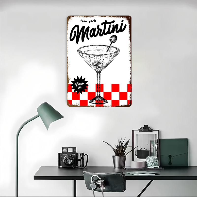 New York Martini Vintage Poste - Home Office York recension och pris
