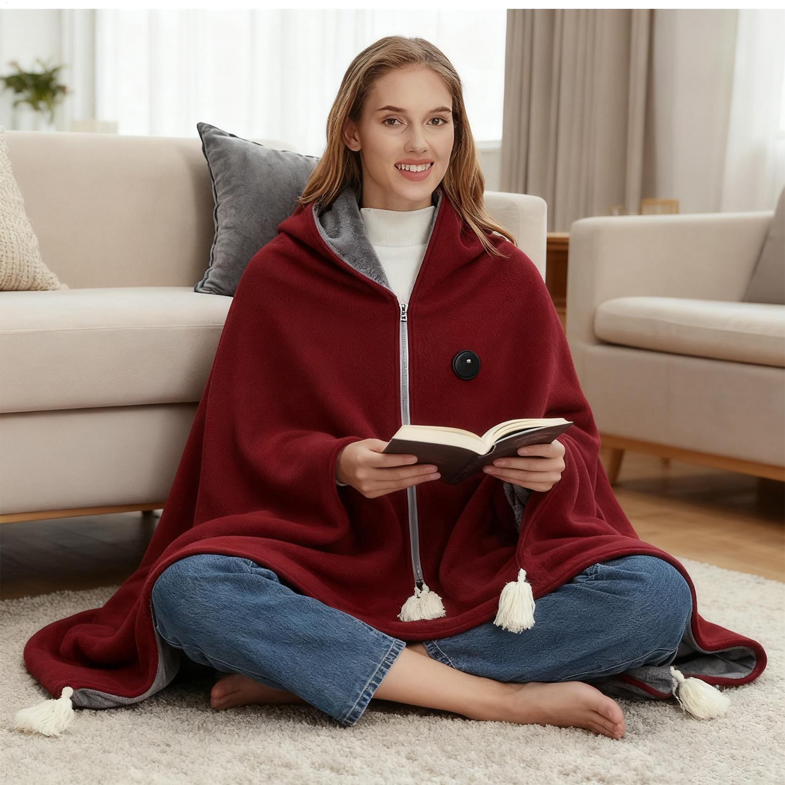 USB Heated Shawl 3-Level Safe  - Home Office Sofa recension och pris