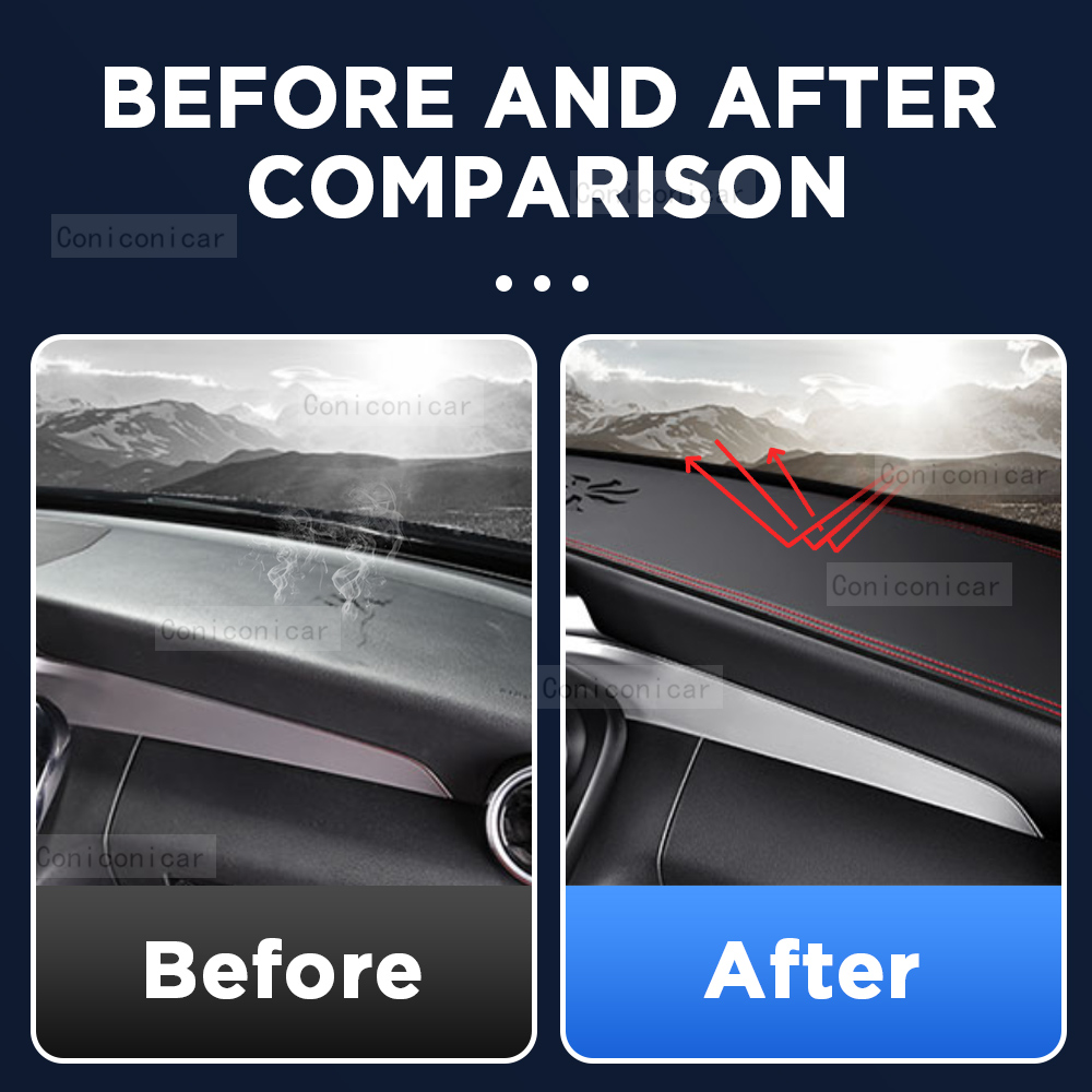 Car Dashboard Sun Shade Cover  - Desk Mat Leather recension och pris