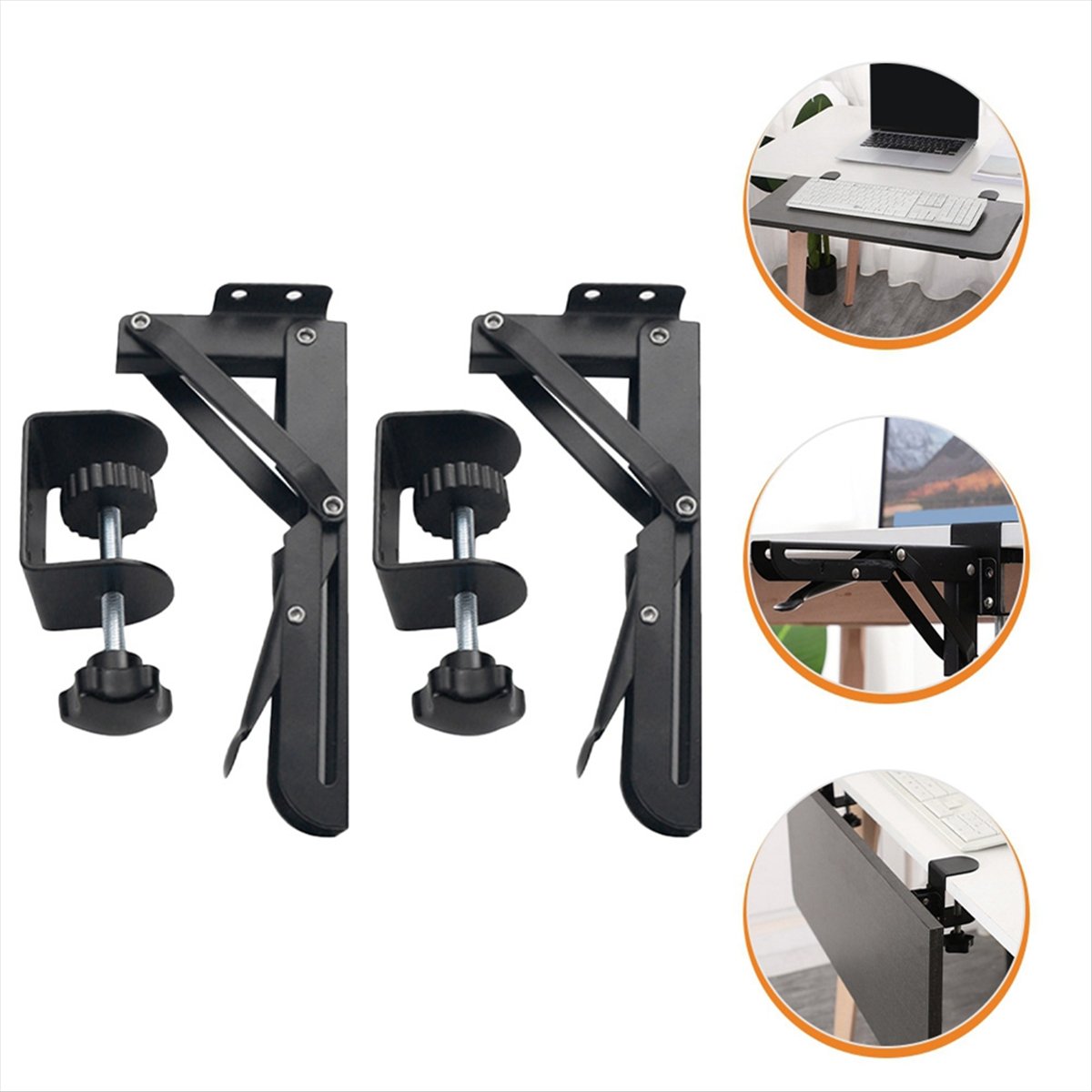 2PCS Foldable Bracket Computer - Laptop Stand Foldable recension och pris