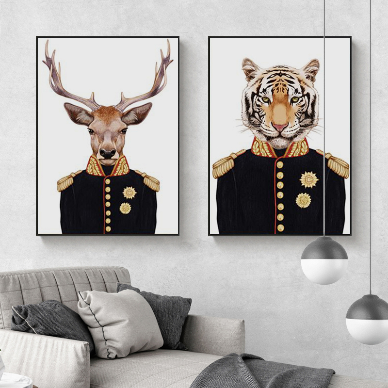 Vintage General Animals Canvas - Home Office York recension och pris