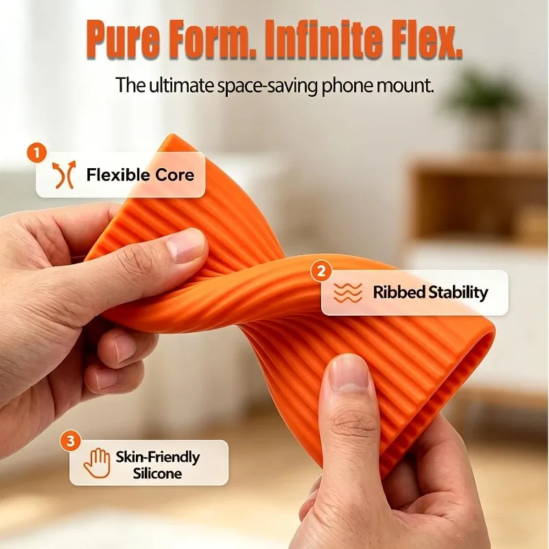 Flexible Cell Phone Holder Lap - Laptop Stand Foldable recension och pris