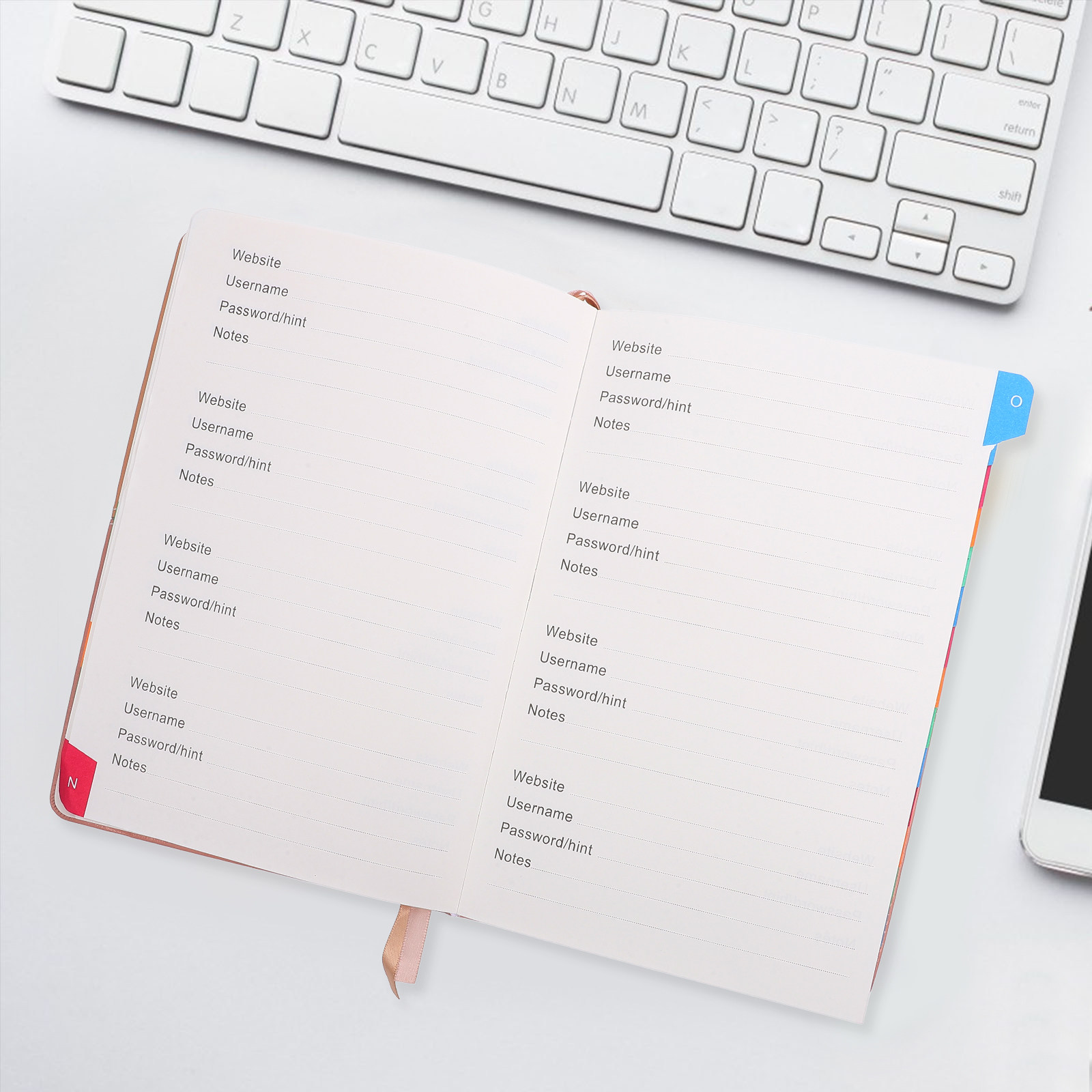Small Address Book A5 Portable - Home Office Phone Number recension och pris
