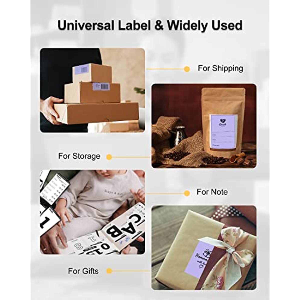 Phomemo 4x6 Thermal Labels for - Label Maker Machine recension och pris