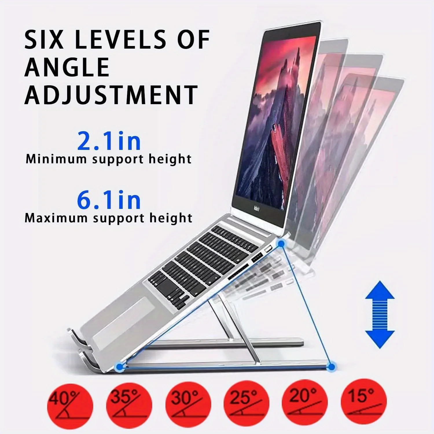 Adjustable Aluminum Laptop Sta - Laptop Stand Foldable recension och pris