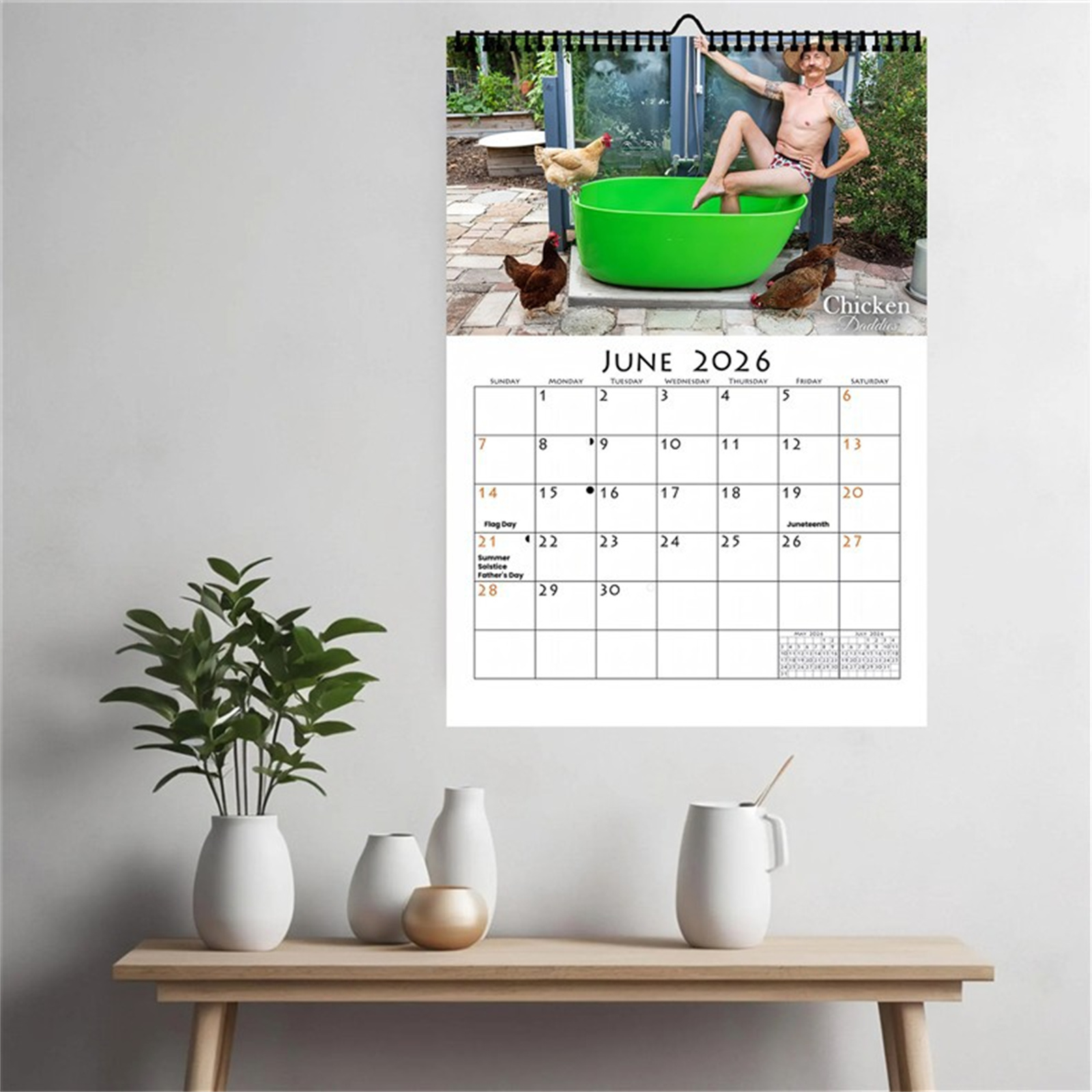 2026 Funny Chicken Daddy Wall  - Home Office For recension och pris