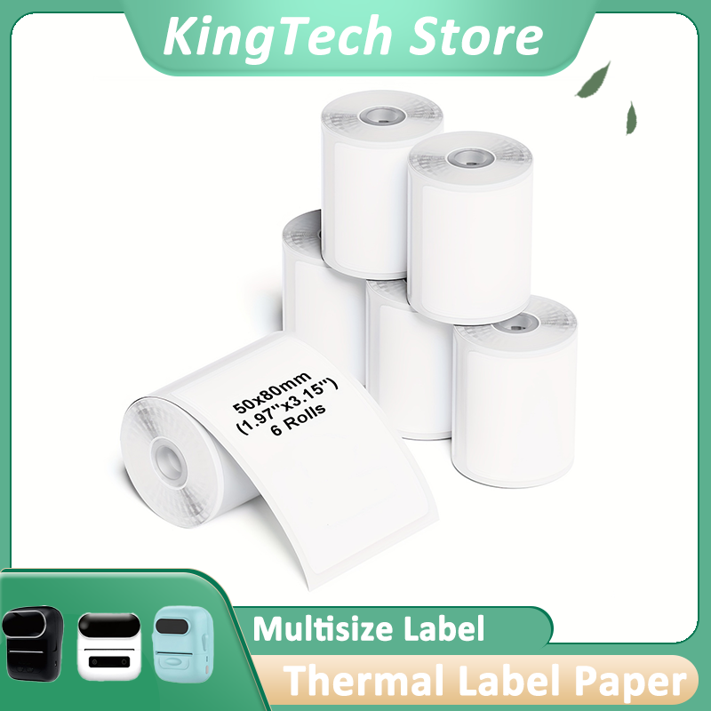 6-Roll Multi-Size Self-Adhesiv - Label Maker Machine recension och pris