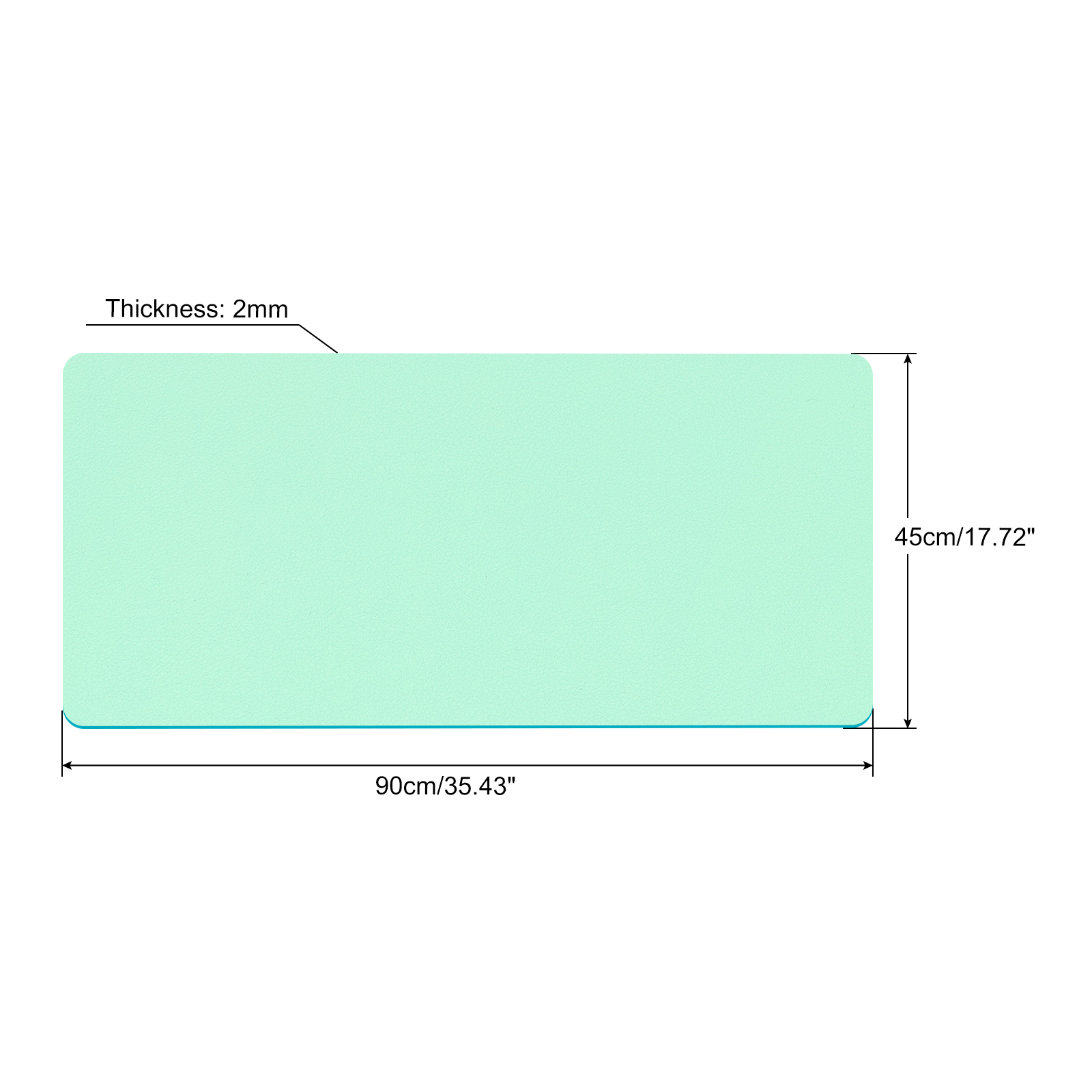 Office Desk Mat Protector PU L - Desk Mat Leather recension och pris