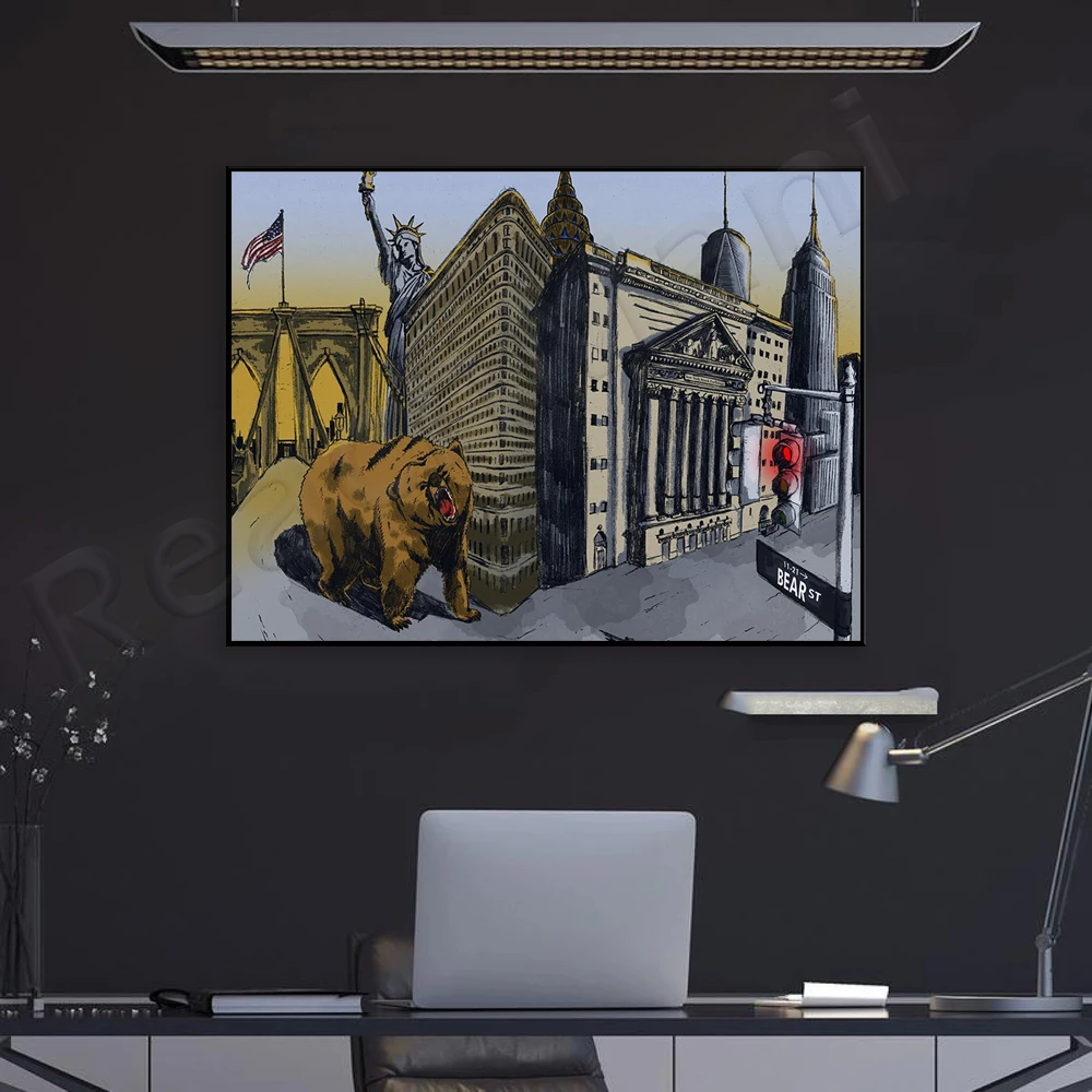 Bear Artwork | New York | Bear - Home Office York recension och pris