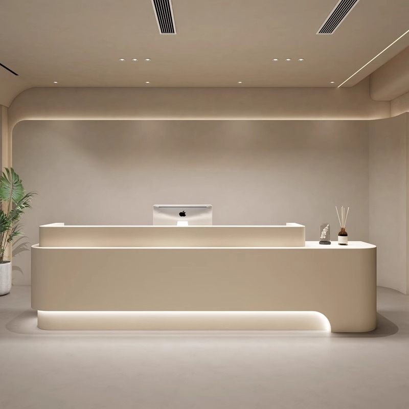 Luxury White Reception Desks M - Home Office Tienda recension och pris