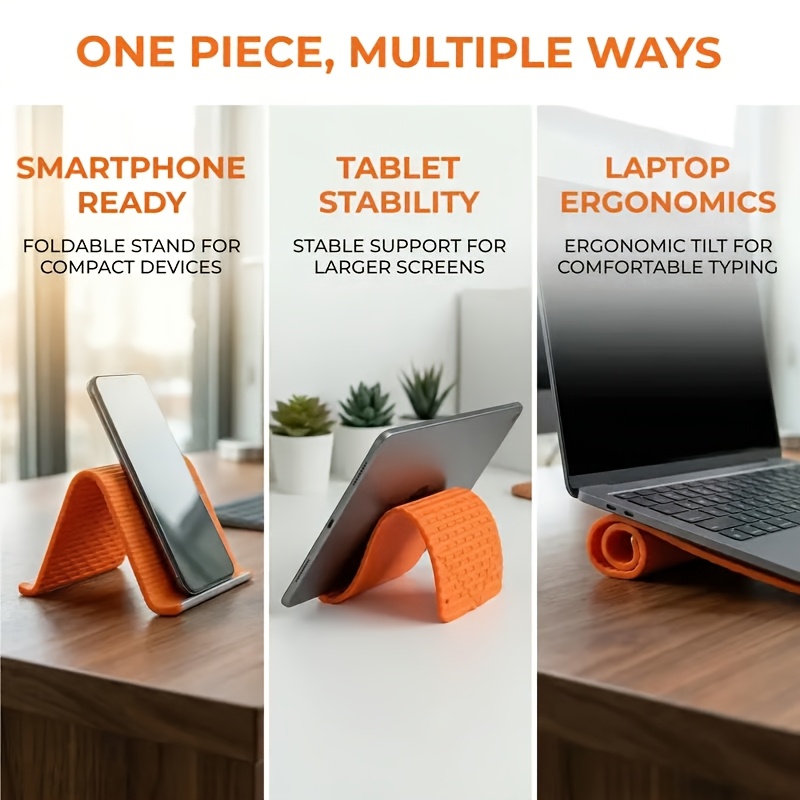 Flexible Folding Phone Holder  - Laptop Stand Foldable recension och pris