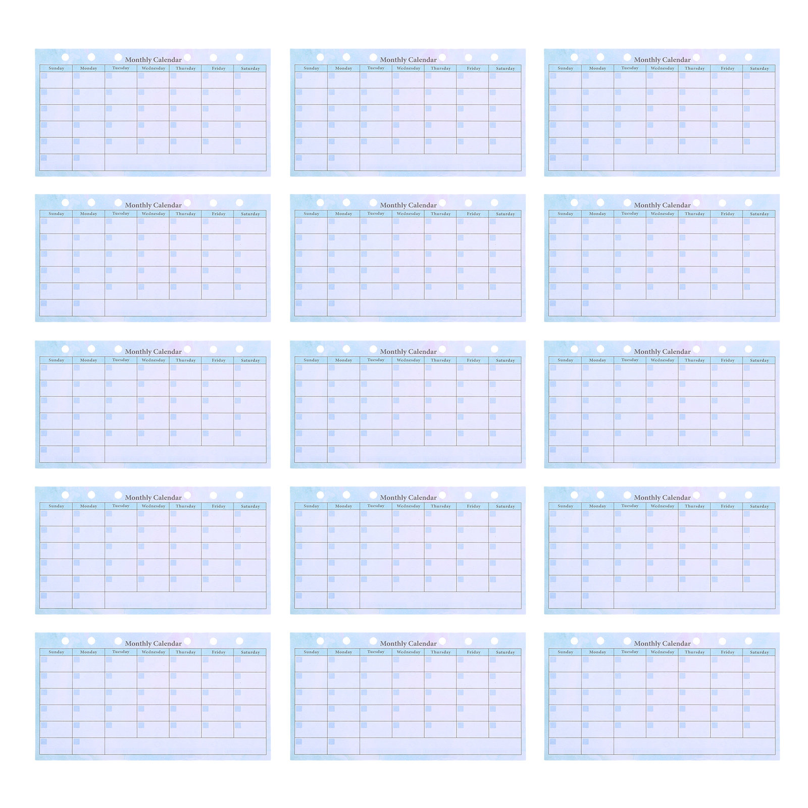 14Sheets A6 Monthly Planner Re - Home Office Budget recension och pris