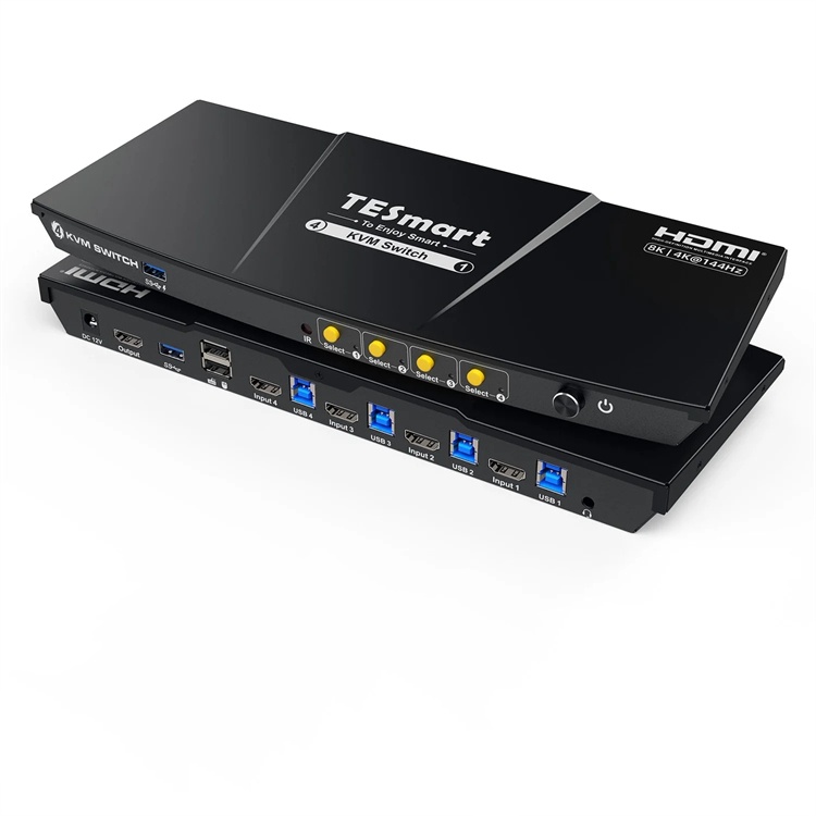 TESmart 4port HDMI KVM Switch  - Home Office Kvm Switch recension och pris