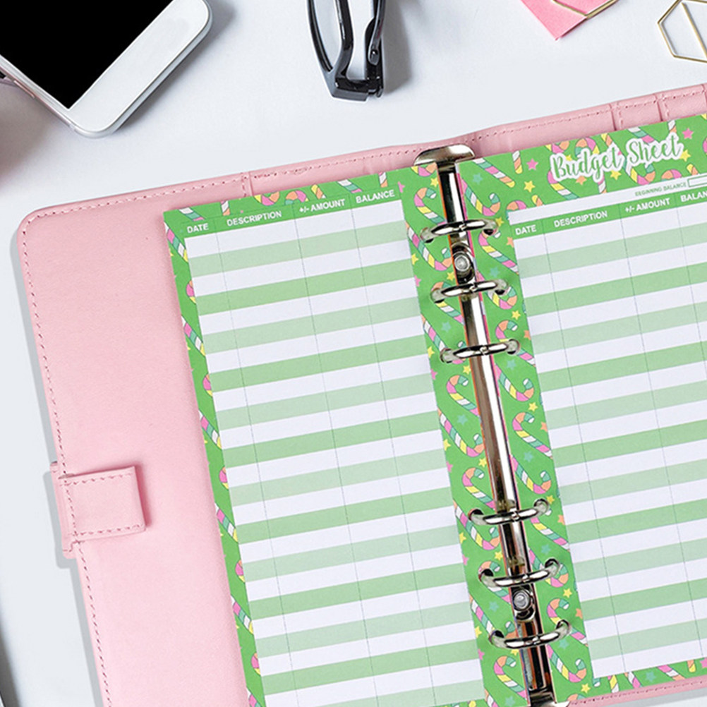 24Pcs Candy Print Consumption  - Home Office Budget recension och pris