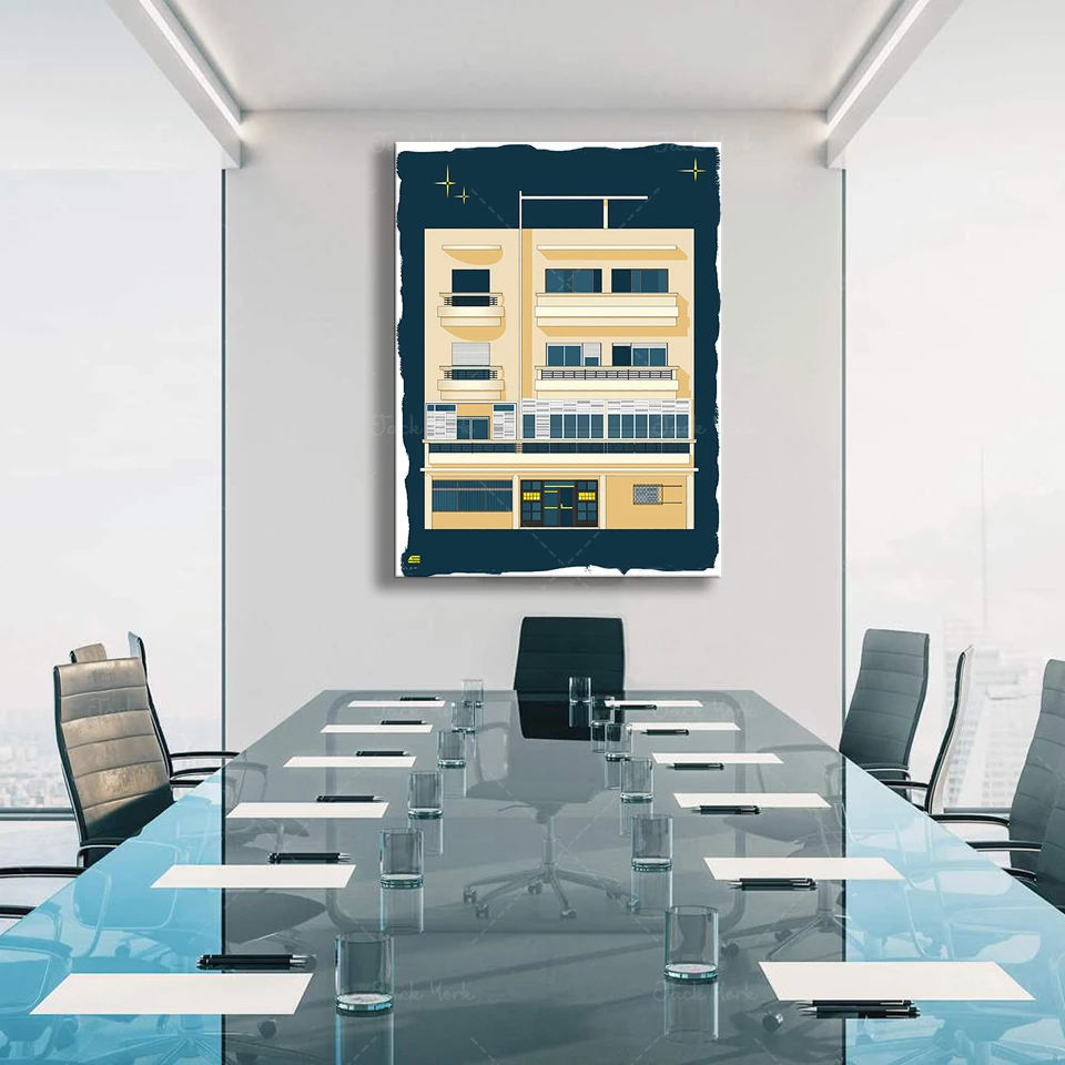 Bauhaus Tel Aviv Print Modern  - Home Office York recension och pris