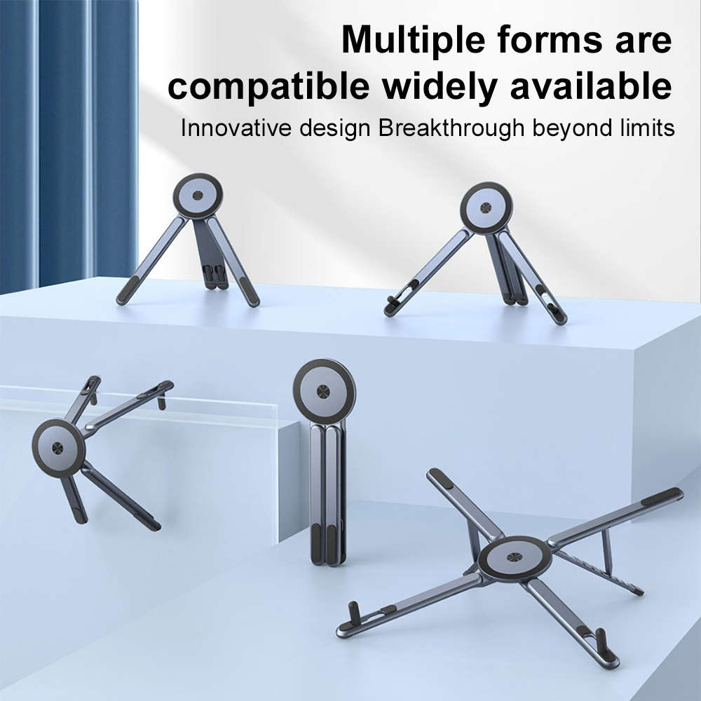 Portable Magnetic Phone Holder - Laptop Stand Foldable recension och pris